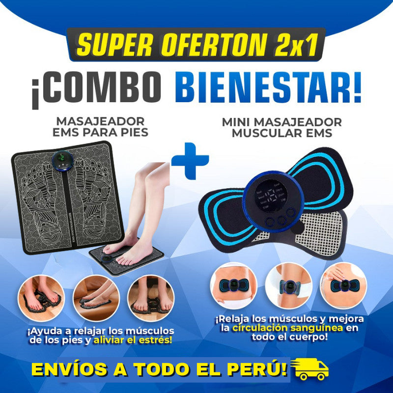 COMBO MASAJEADORES EMS