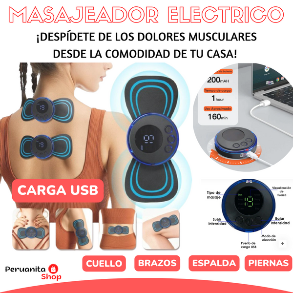 Masajeador Electrico Terapeutico de Cuello Cervical