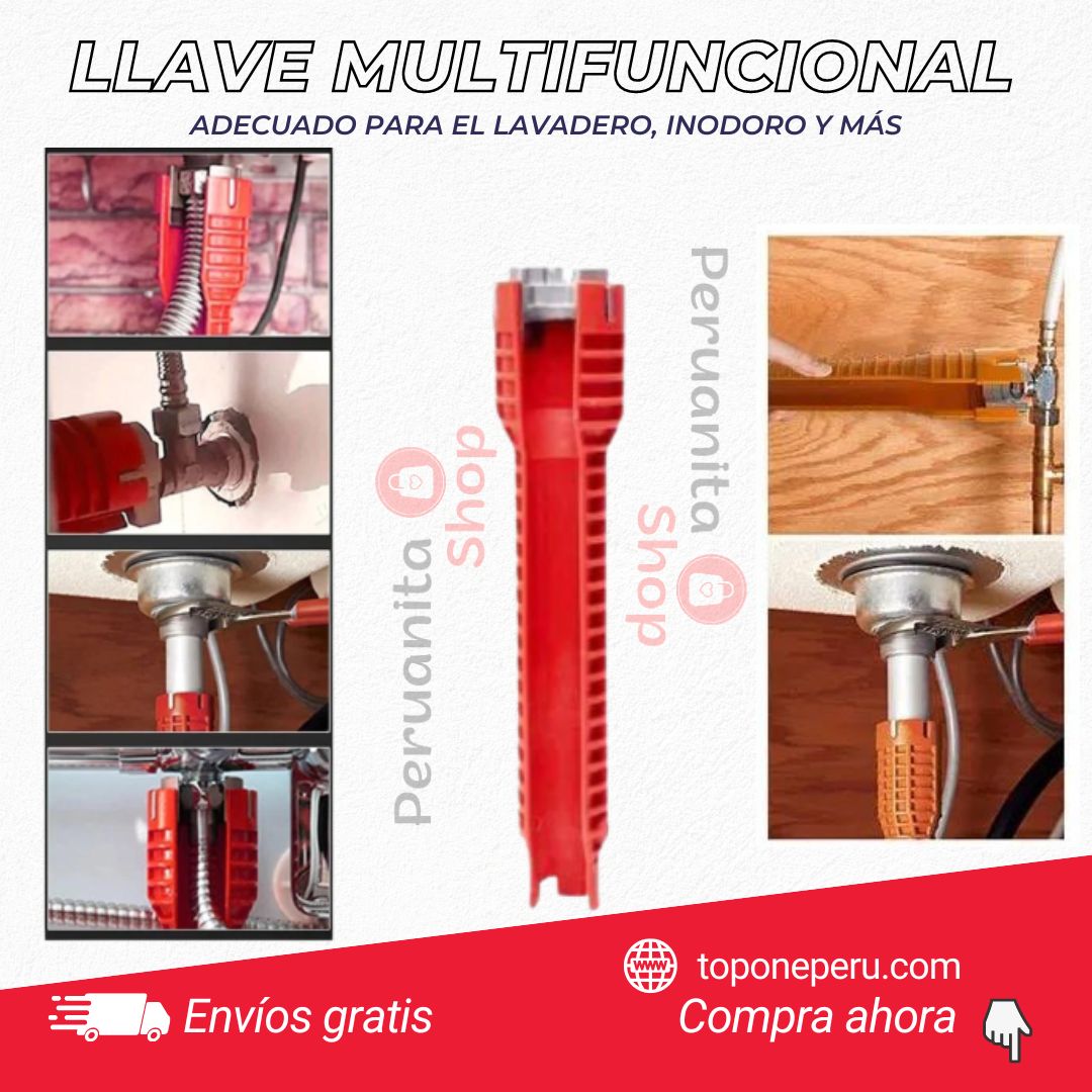 LLAVE MULTIFUNCIONAL PARA GASFITERIA