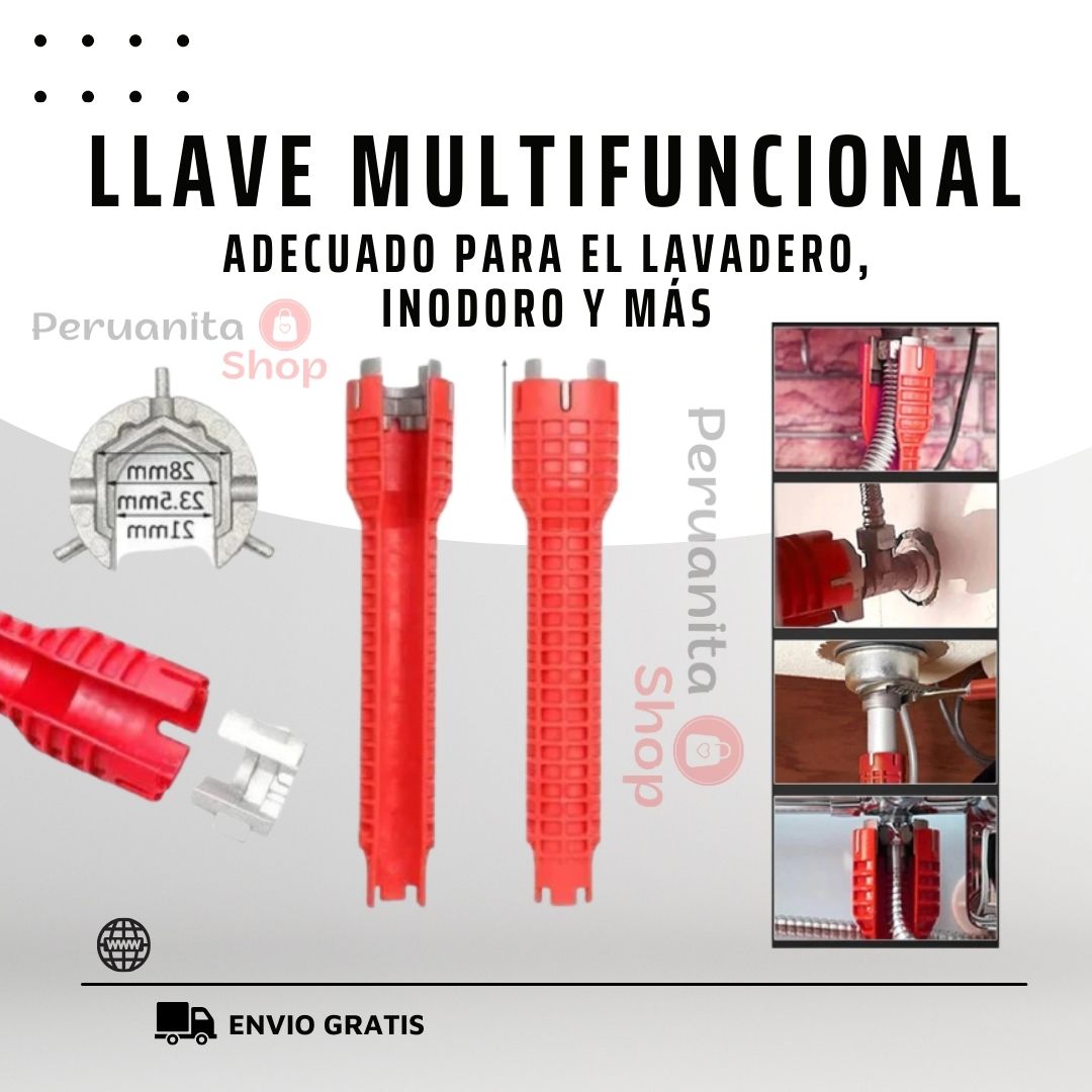 LLAVE MULTIFUNCIONAL PARA GASFITERIA